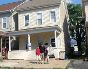 In front of James and Amanda’s house, 1425 21st Ave, Altoona