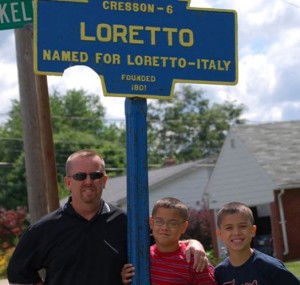 Jim Sr., Paul, and Jim at Loretto