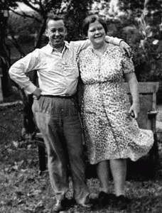 Paul and his sister-in-law Marie Kelley Behe