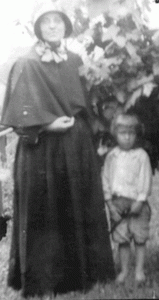 Catherine Behe, Sister Perpetua of the Sisters of Charity, with nephew Paul Behe