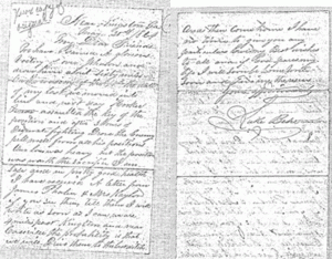 Luke Behe Civil War Letter 4