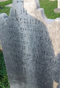 Catherine Shriner Beahey tombstone
